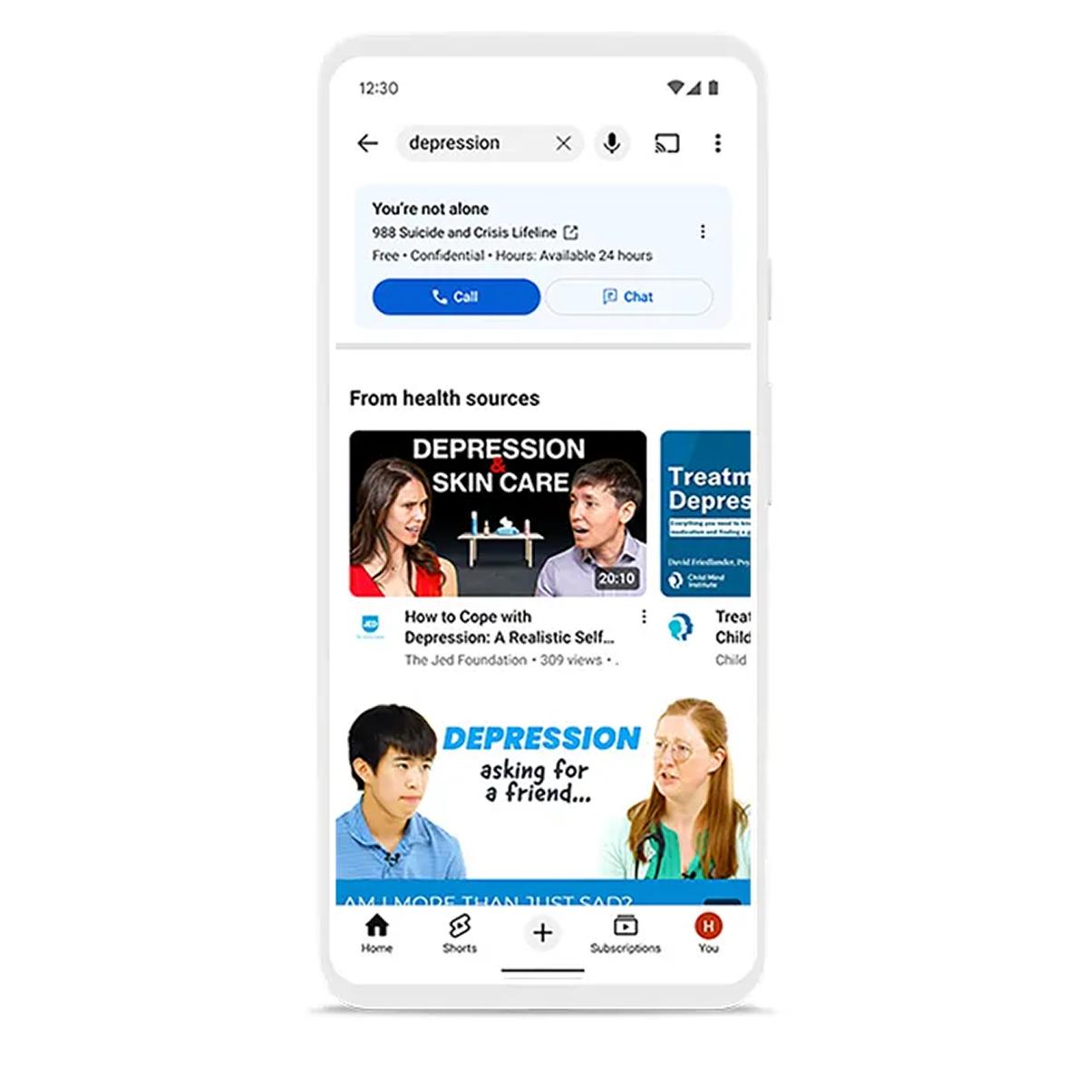 YouTube lanza recursos de salud mental para adolescentes con la consigna "No estás solo"