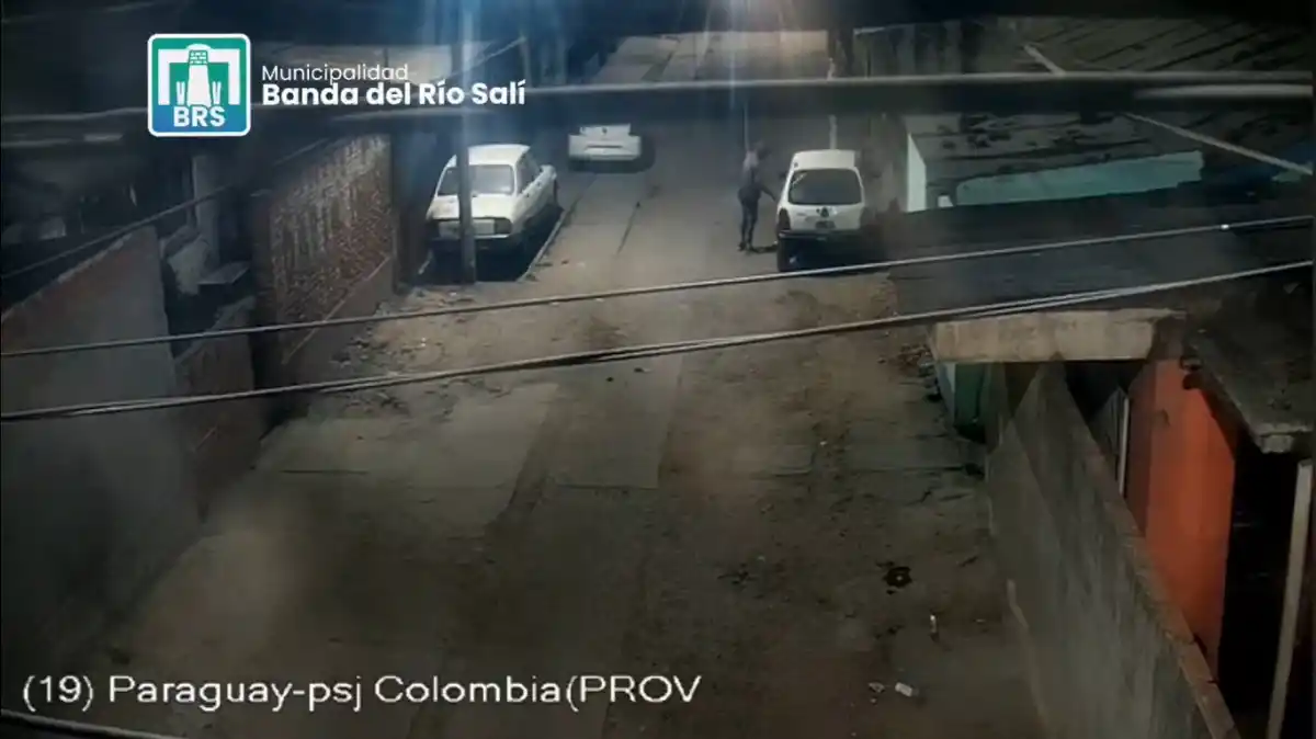 Intentaba robar un auto en Banda del Río Salí, las cámaras lo captaron y terminó detenido