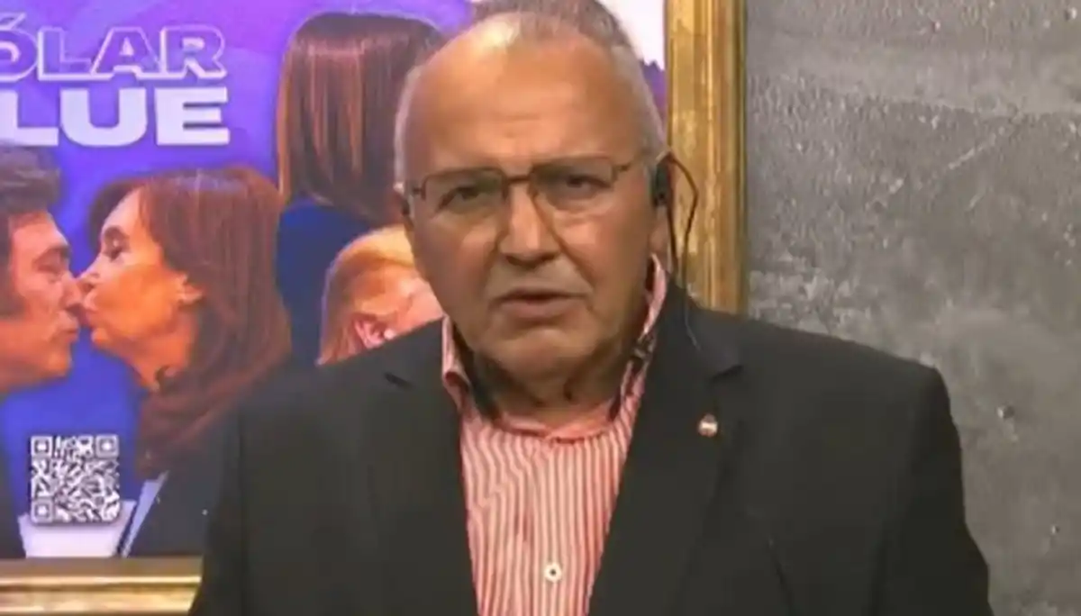 TENÍA 66 AÑOS. La imagen de Hernán Damiani en el programa Dólar Blue.