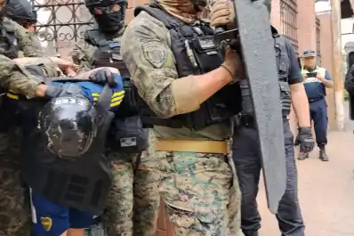 VIDEO. El Petiso David Lobo fue trasladado al penal de Benjamín Paz