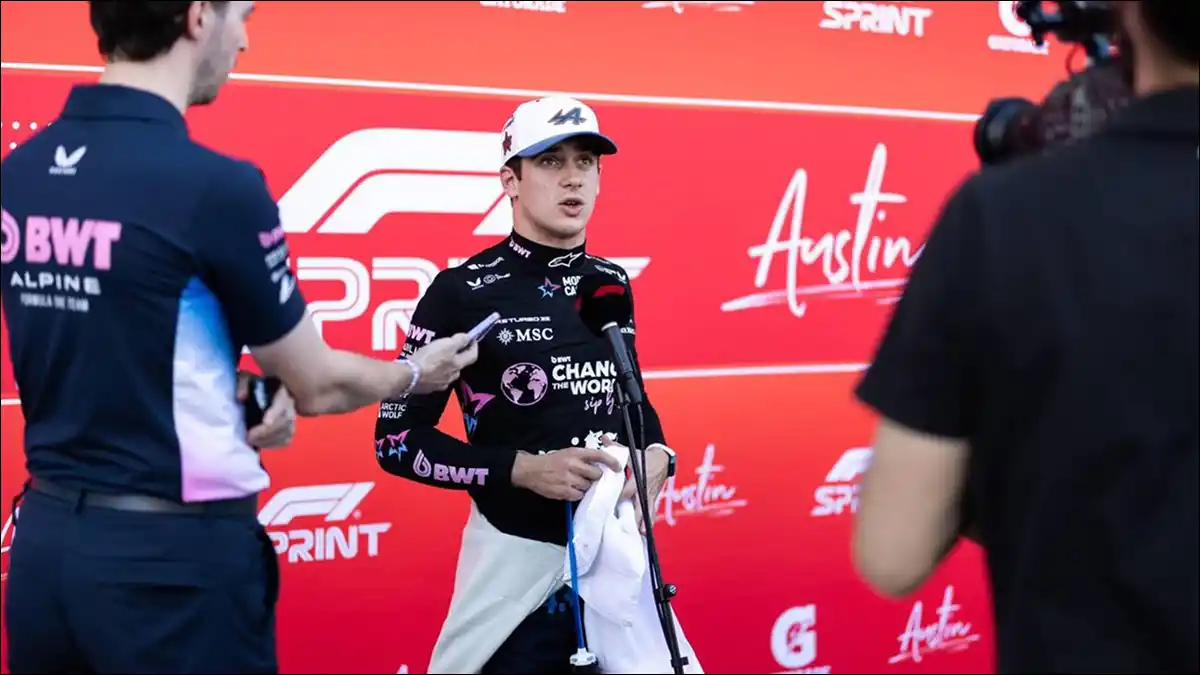 SIN SENSACIONES. Colapinto expresó su frustración por no encontrar el equilibrio del Alpine durante la clasificación en el Circuito de las Américas.