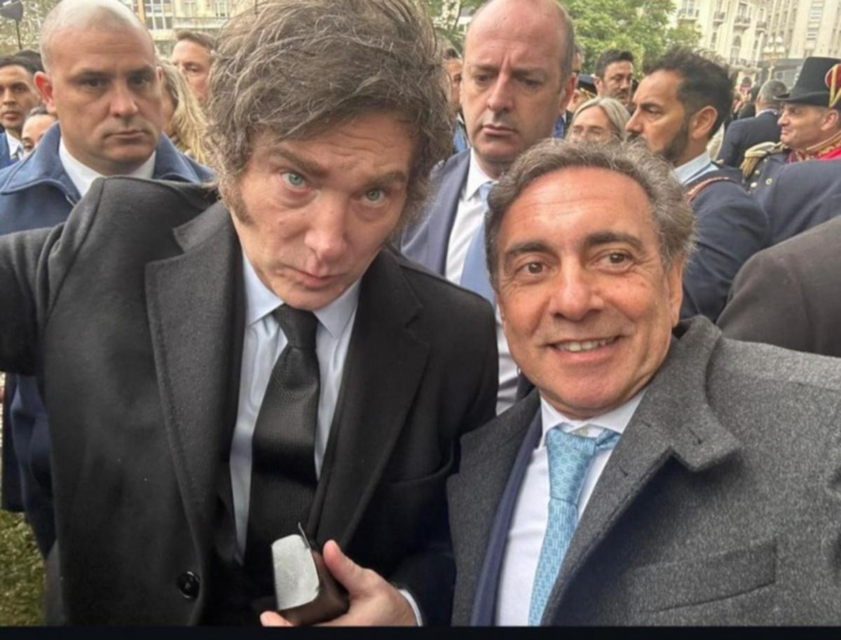Javier Milei llegó a Santiago del Estero para apoyar a los candidatos de La Libertad Avanza