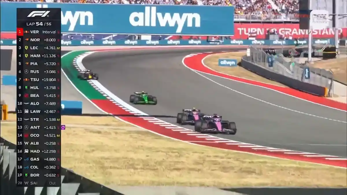 Colapinto pasó a Gasly.