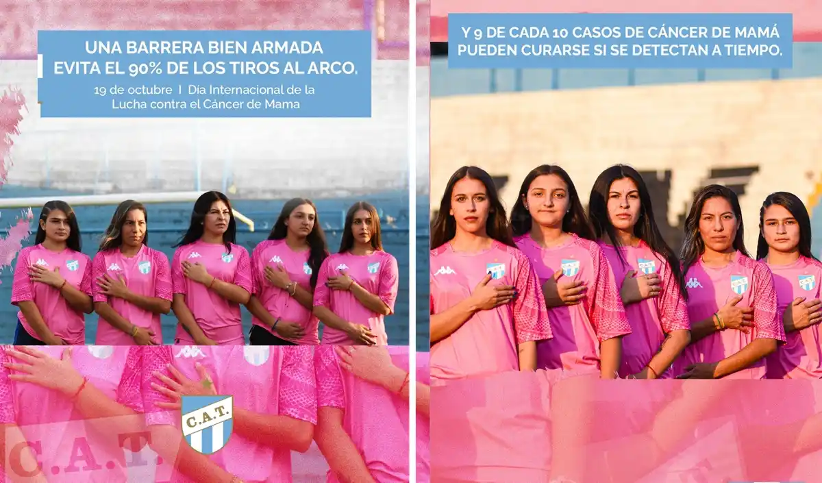 Atlético Tucumán lanza campaña de concientización por el Día Mundial contra el Cáncer de mama
