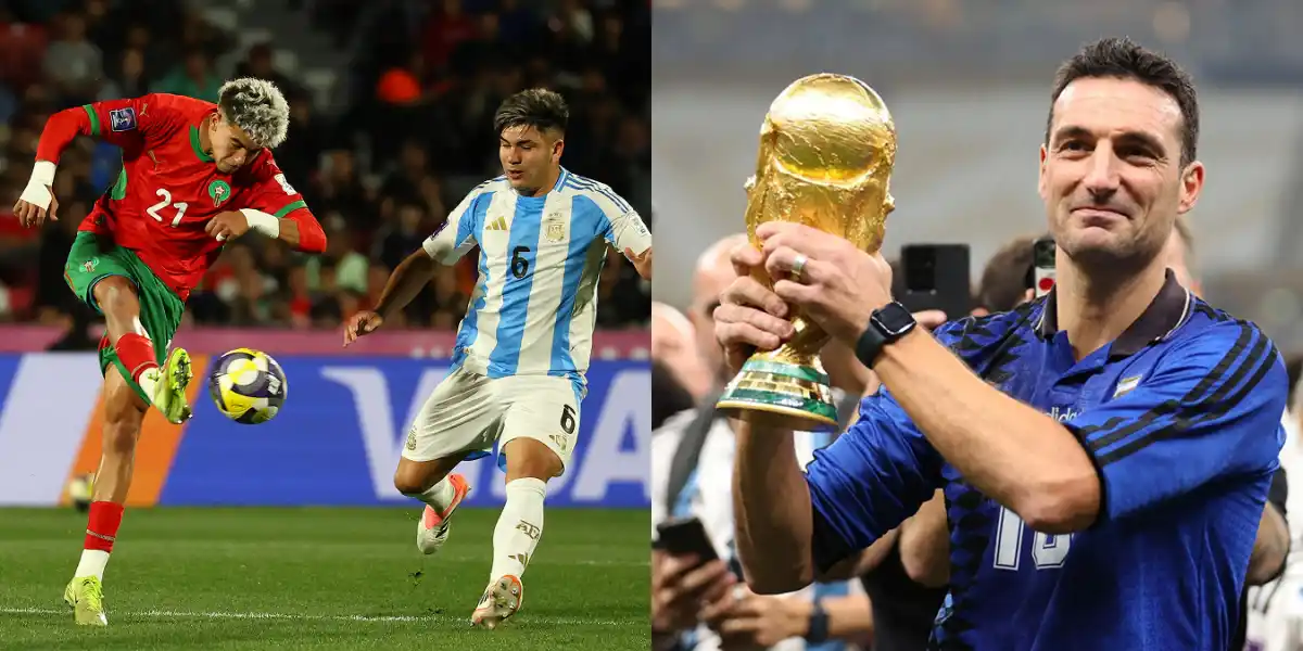 ORGULLO COMPARTIDO. El mensaje de Scaloni reafirmó el vínculo entre la Selección Mayor y los juveniles que representaron a la Argentina con entrega y compromiso en el Mundial de Chile.