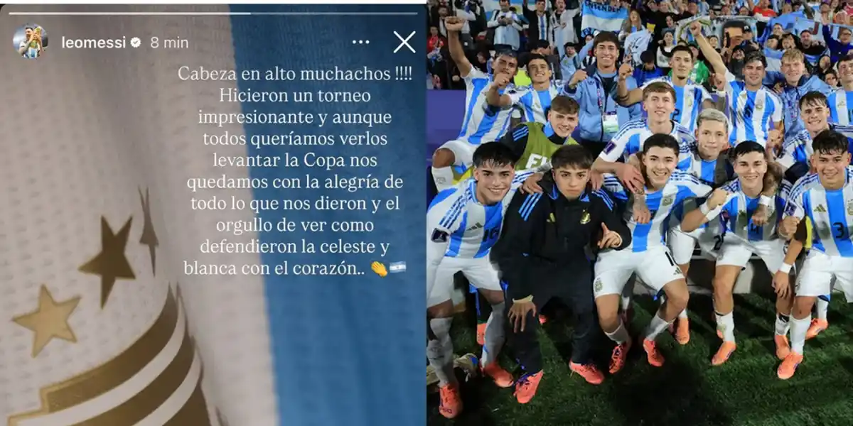 ORGULLO Y EJEMPLO. El mensaje de Messi reflejó el reconocimiento de todo un país hacia los jugadores que defendieron la camiseta argentina en Chile.