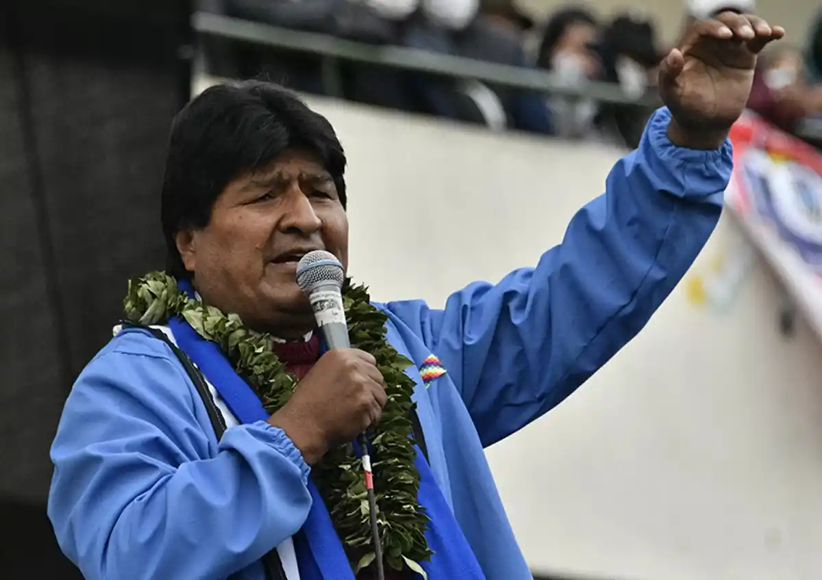 EN 2008. Evo Morales promovió la ruptura con Estados Unidos.