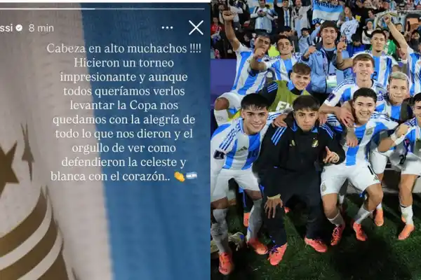 “Nos quedamos con la alegría...”: el conmovedor mensaje de Lionel Messi tras la derrota de la Selección Sub 20 en la final del Mundial