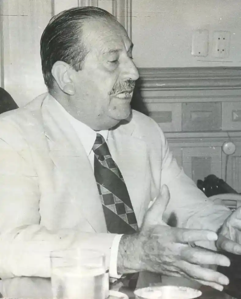 HISTÓRICO DIRIGENTE. Amado Juri falleció siendo diputado en el año 2000.