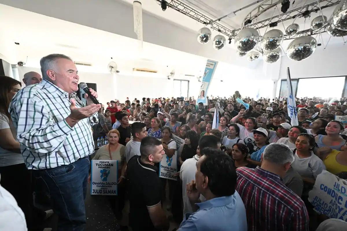 Jaldo recibió el apoyo del espacio de Julio Silman en Alderetes