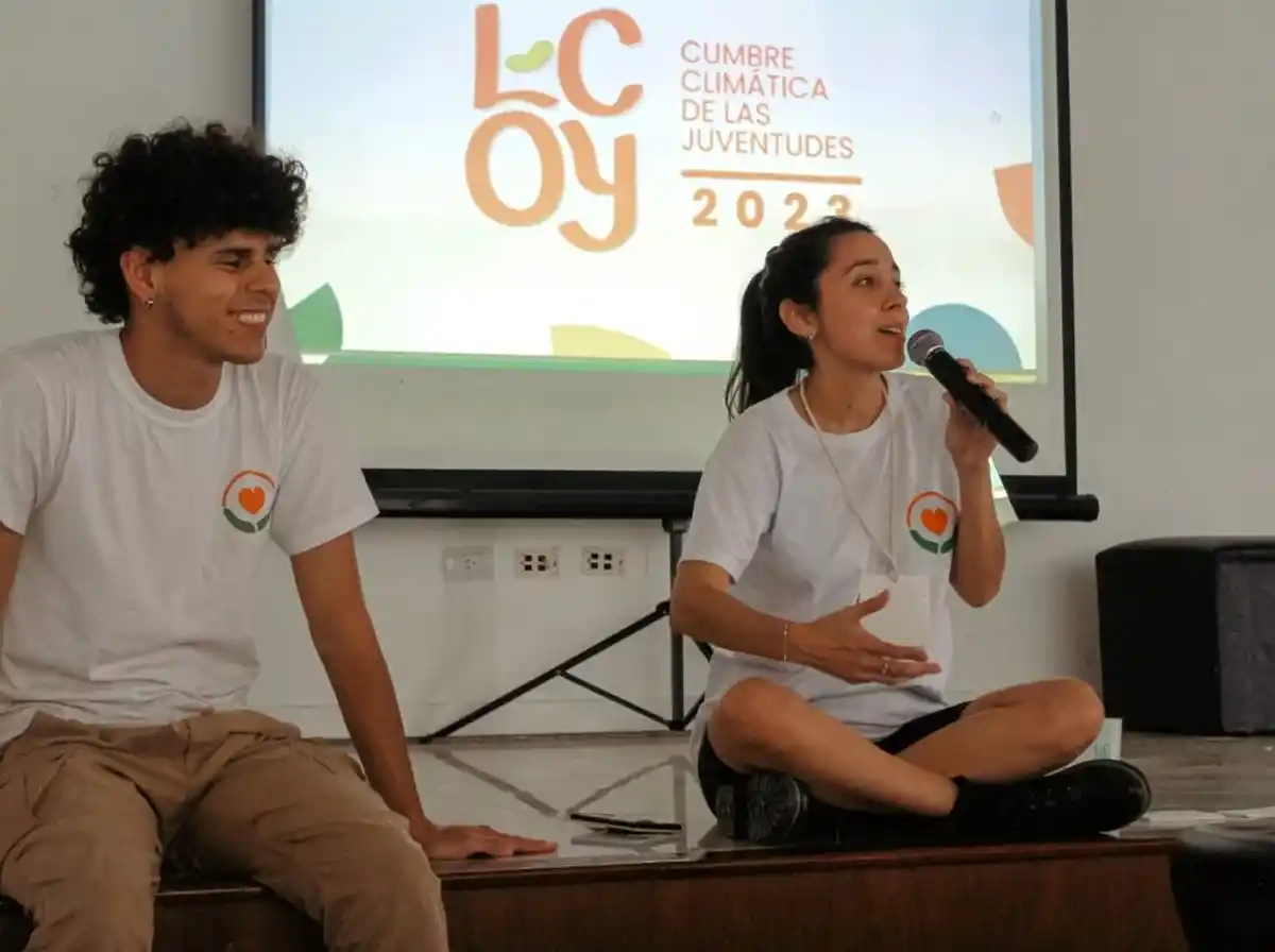 ACTIVISMO AMBIENTAL. En 2023 integró el equipo coordinador de la LCOY Argentina en Tucumán, un encuentro que reunió a más de 300 jóvenes de todo el país durante tres días de intercambio, debate y acción climática. CORTESIA AGUSTINA TARCAYA