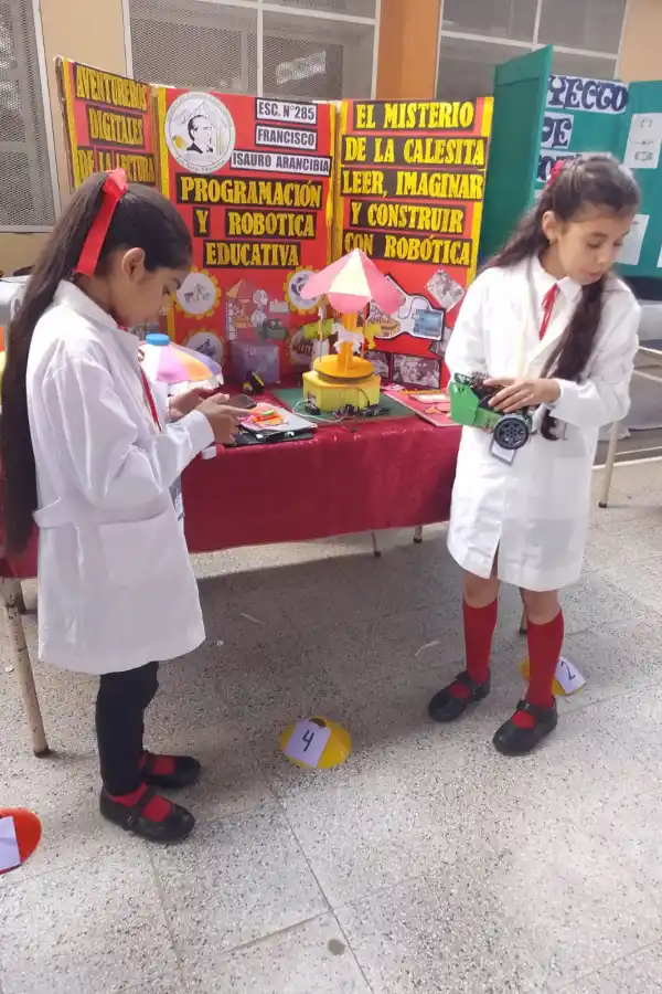 Creatividad y tecnología: estudiantes tucumanos dieron vida a robots de cartón y material reciclado