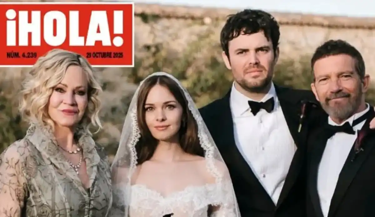 El vestido de novia de Stella Banderas que rinde homenaje a sus raíces españolas: “Quería algo un poco gótico, romántico e inspirado en el encaje español”