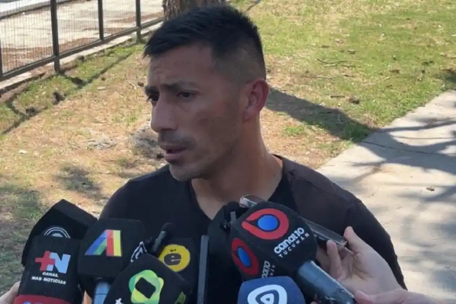 ENOJO. Acosta rompió el silencio y no se guardó nada, tras la práctica del 