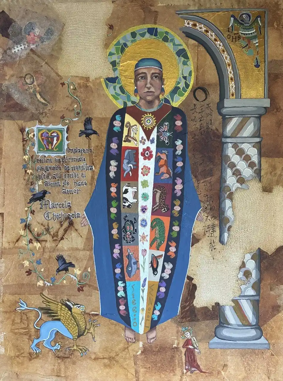 “MENSAJERO. NO HAY PRINCIPIO”. Una creación de Marcela Chichizola.