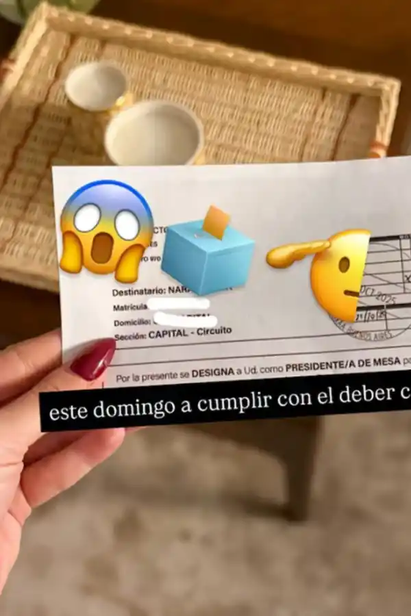 Wanda Nara será presidenta de mesa en las elecciones del domingo: A cumplir con el deber cívico