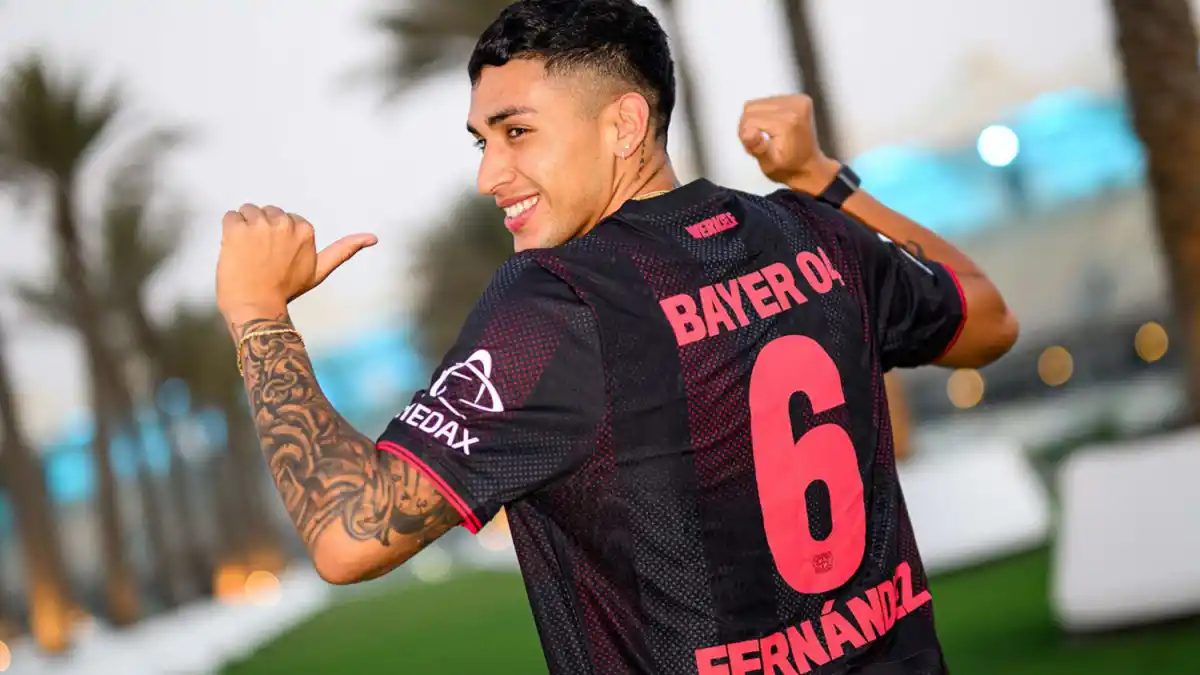 Equi Fernández, jugador de Bayer Leverkusen.