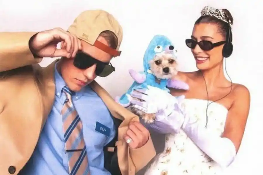 Justin y Hailey Bieber de “El diario de la princesa” en 2021.