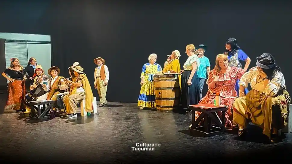 TALLER DE ADULTOS MAYORES. El grupo dirigido por Indio Armanini estrenará hoy “La disgracia de Moreira”.