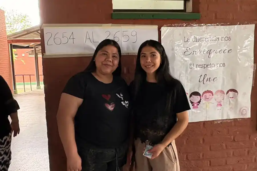 HERMANAS. Camila y Karen prefirieron el nuevo cuarto oscuro, antes que el anterior. / LA GACETA