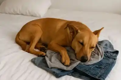 Si el perro descansa sobre tu ropa, castigarlo es la peor solución