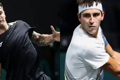 Camilo Ugo Carabelli sorprendió a Tomás Etcheverry en el duelo argentino del Masters de París