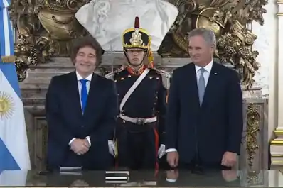 Javier Milei le tomó juramento a Pablo Quirno como nuevo canciller, tras la salida de Gerardo Werthein