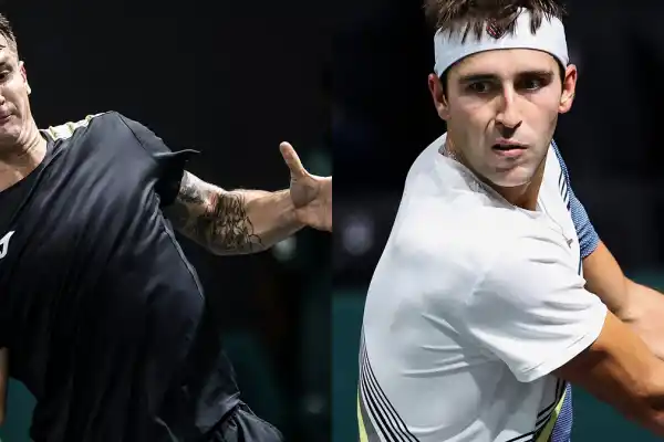 Camilo Ugo Carabelli sorprendió a Tomás Etcheverry en el duelo argentino del Masters de París