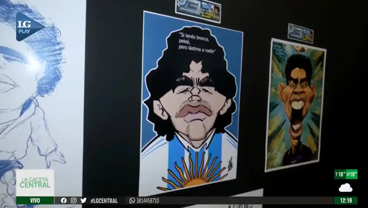 Con arte, Tucumán homenajea a Maradona: “Trascendió el deporte y llevó la argentinidad por el mundo”