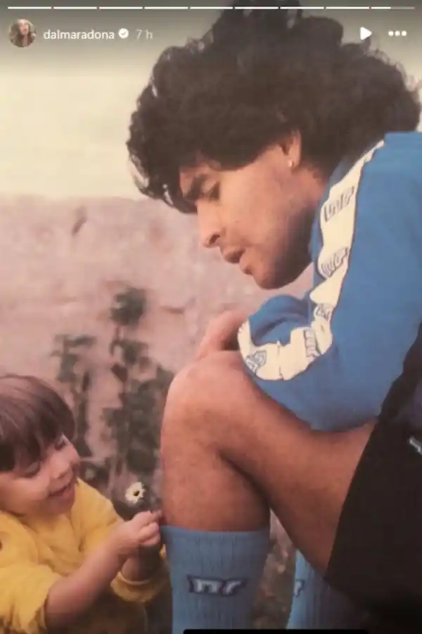 El homenaje de Dalma y Gianinna a Diego Maradona en el día en que hubiera cumplido 65 años