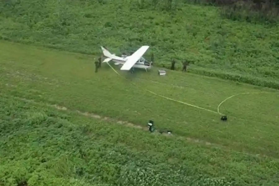 EN CORRIENTES. La pista que había construido un líder del CV para que aterricen avionetas con cocaína.