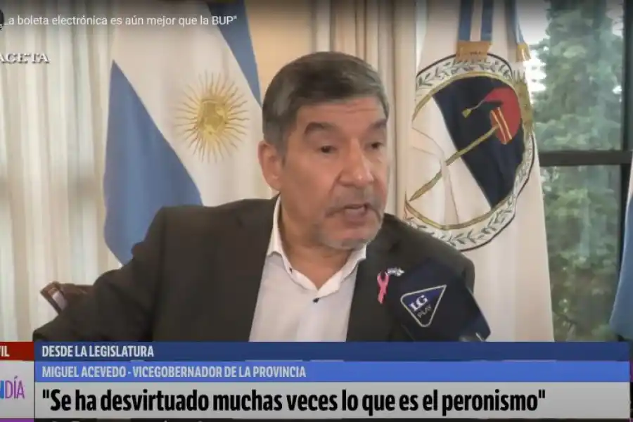VASO MEDIO LLENO. Acevedo afirmó que no tiene nada que reprochar por el resultado en la Capital, y destacó que diferencia en contra se redujo. 