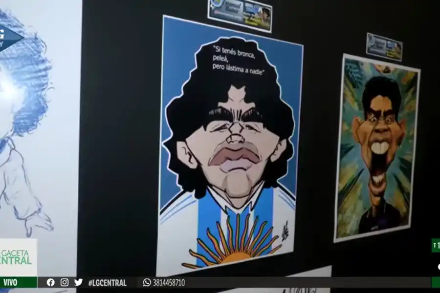 Con arte, Tucumán homenajea a Maradona: “Trascendió el deporte y llevó la argentinidad por el mundo”