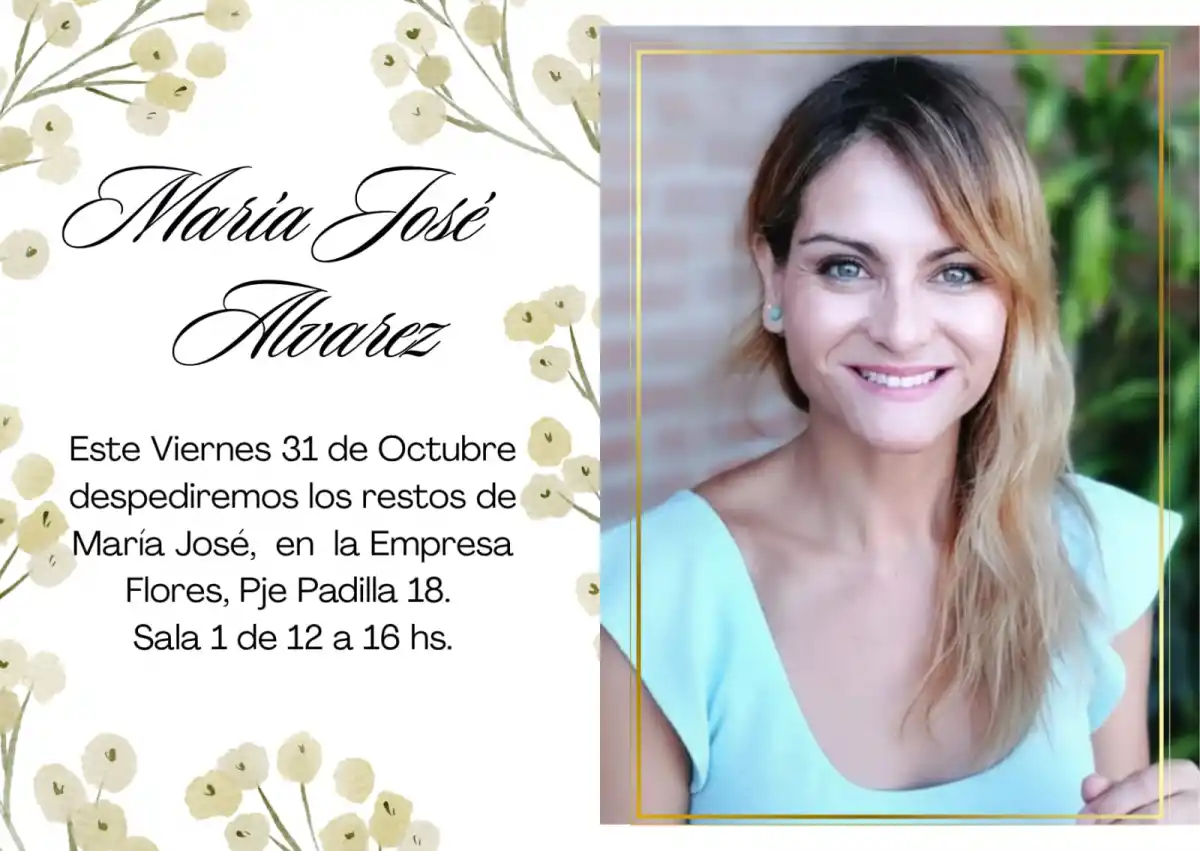 La comunidad educativa despide a María José Álvarez, docente fallecida en un accidente en El Cadillal