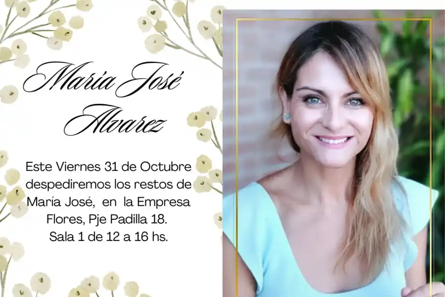 La comunidad educativa despide a María José Álvarez, docente fallecida en un accidente en El Cadillal