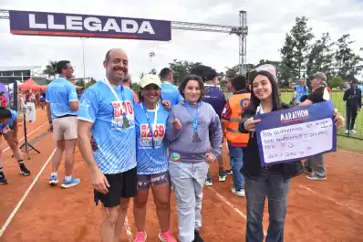 Familias, esfuerzo y emoción en cada metro de los 10k de Concepción