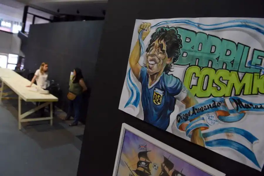 CARICATURAS. “Barrilete cósmico” sintetiza una iconografía general.