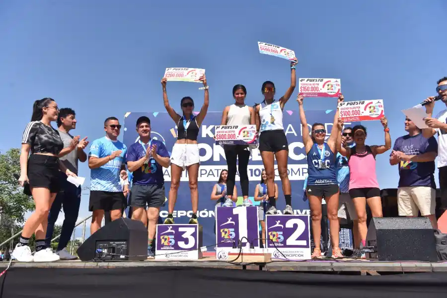 SIEMPRE ARRIBA. Nadine Vilca fue la mejor entre las mujeres y dejó en claro su potencial. Completaron el podio Ivanna Herrera Lotto y Viviana Villarreal.