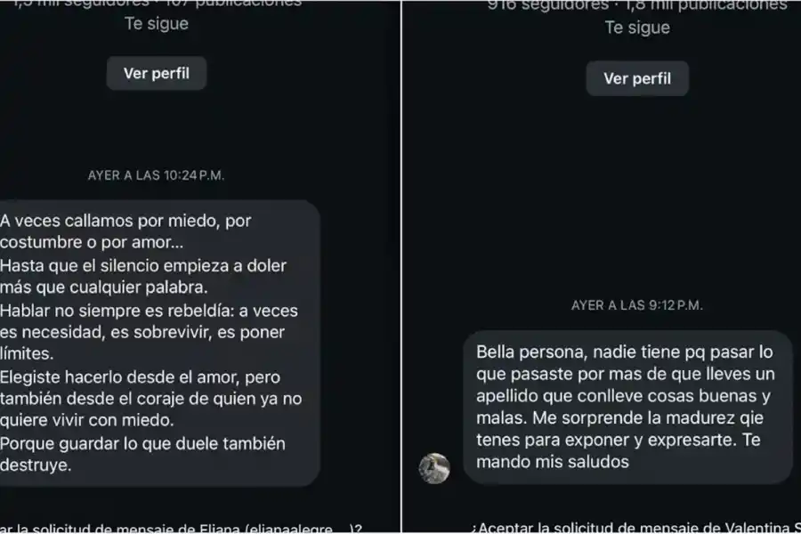 Tenés una valentía enorme: el respaldo de los seguidores a Juanita Tinelli tras el conflicto con Marcelo