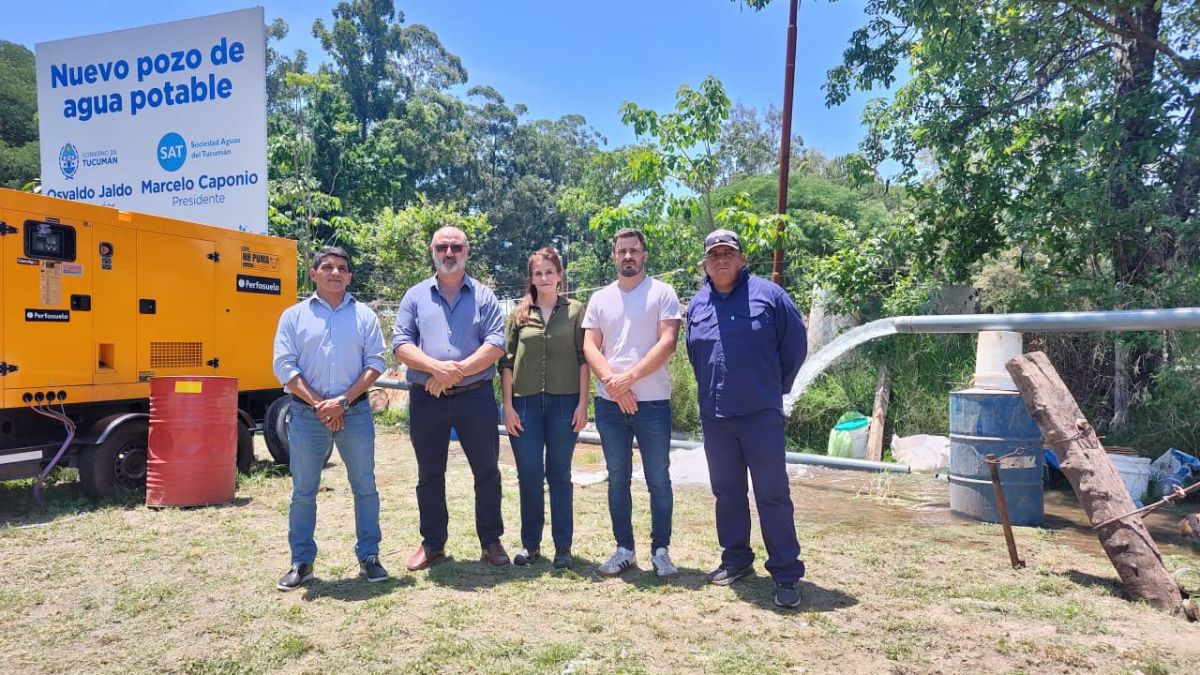 Un nuevo pozo de la SAT promete mejorar el servicio de agua potable en San Pablo