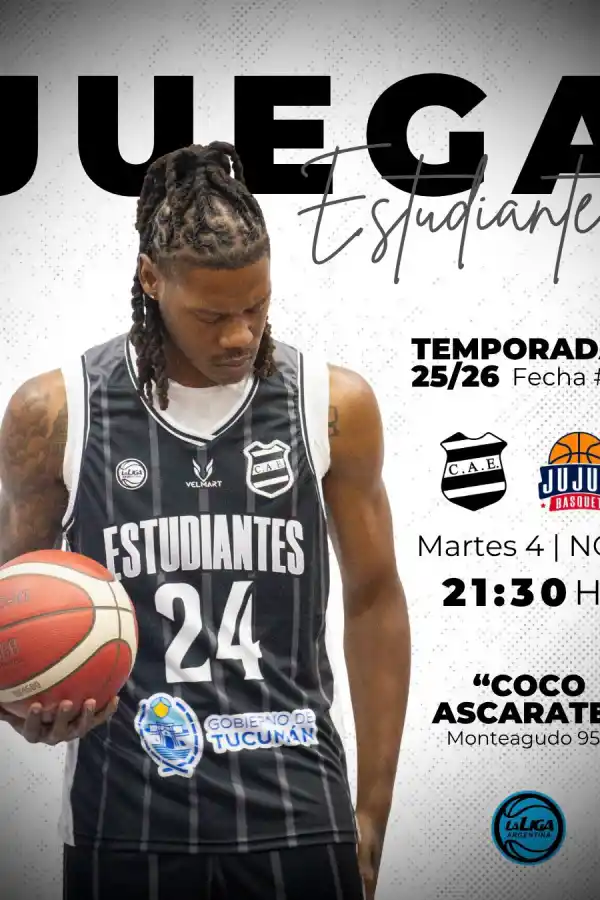 Estudiantes de Tucumán inicia su camino en la Liga Argentina frente a Jujuy Básquet