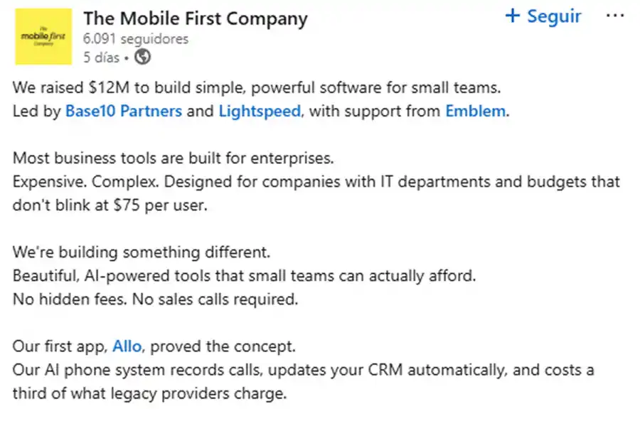 EMPLEO. Tras levantar U$S12 millones, startup argentina de IA busca personal y paga en dólares