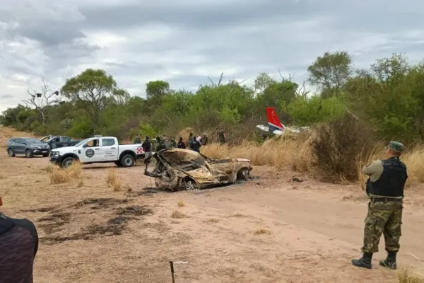 Video: así fue el momento en que la avioneta narco se estrelló en Rosario de la Frontera