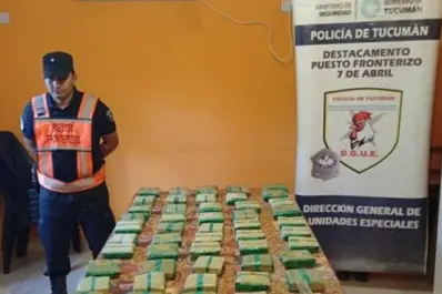 La Policía tucumana secuestró un kilo de marihuana y más de 20 kilos de hojas de coca sin aval aduanero