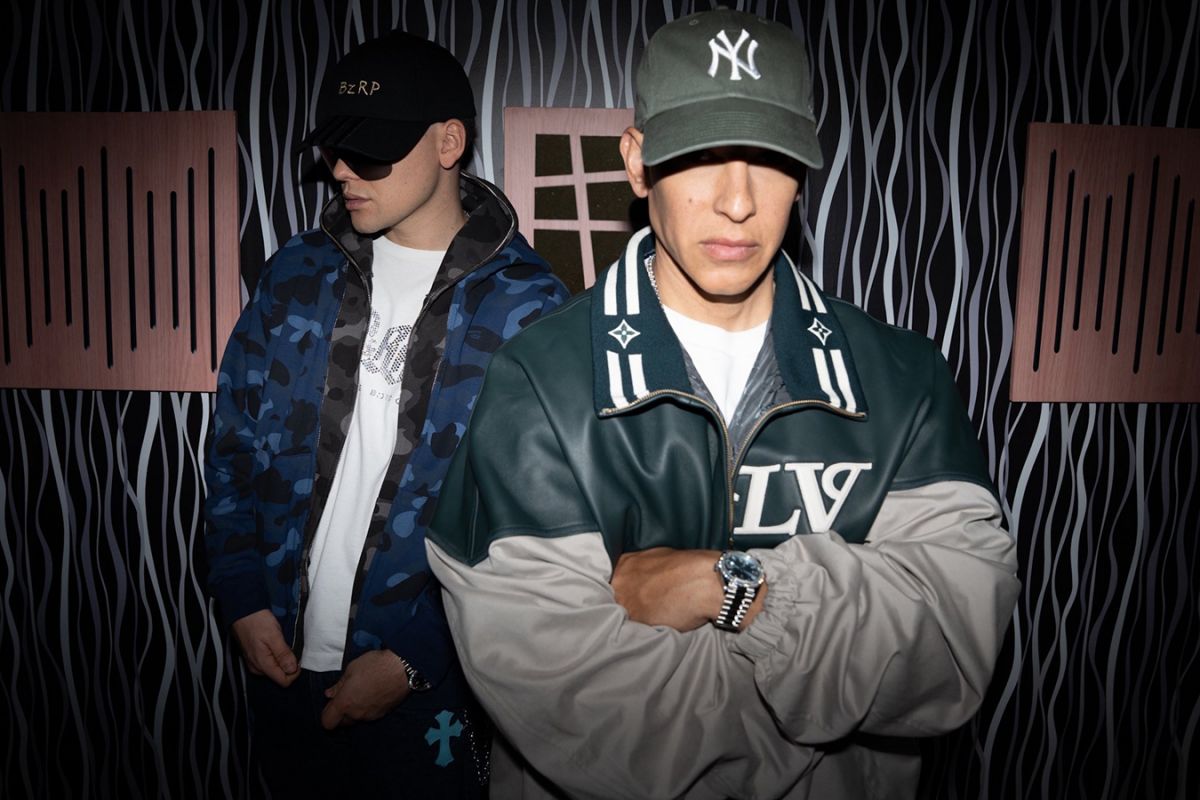 Bizarrap y Daddy Yankee juntos en el set de la Session