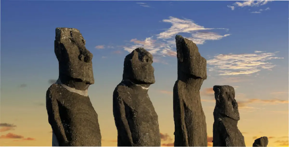 La Isla de Pascua, uno de los sitios amenzados por el cambio climático.
