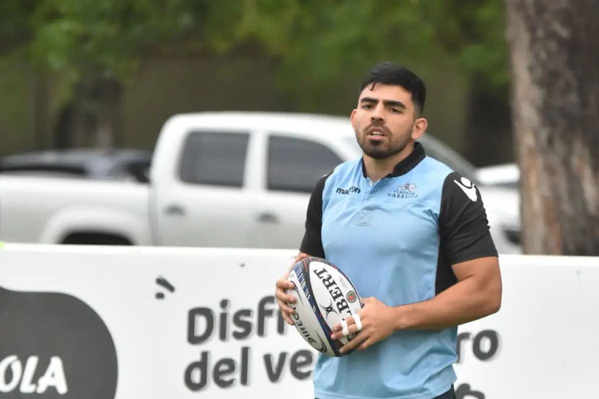 Matías Orlande, capitán de Natación y Gimnasia.