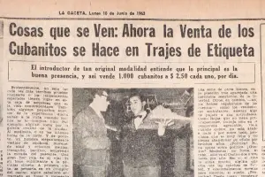 Recuerdos fotográficos: 1963. Los cubanitos comienzan a venderse con smoking