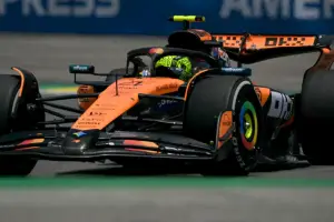 Lando Norris se quedó con la pole para la carrera sprint y largará primero en el GP de Brasil de la F-1