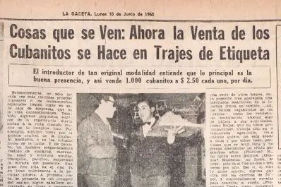 Recuerdos fotográficos: 1963. Los cubanitos comienzan a venderse con smoking